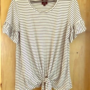 Bobeau striped tee | Size M